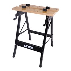 STIER Werk- und Spanntisch, klappbar, 150 kg