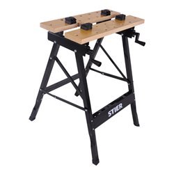STIER Werk- und Spanntisch, klappbar, 150 kg