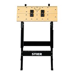 STIER Werk- und Spanntisch, klappbar, 150 kg