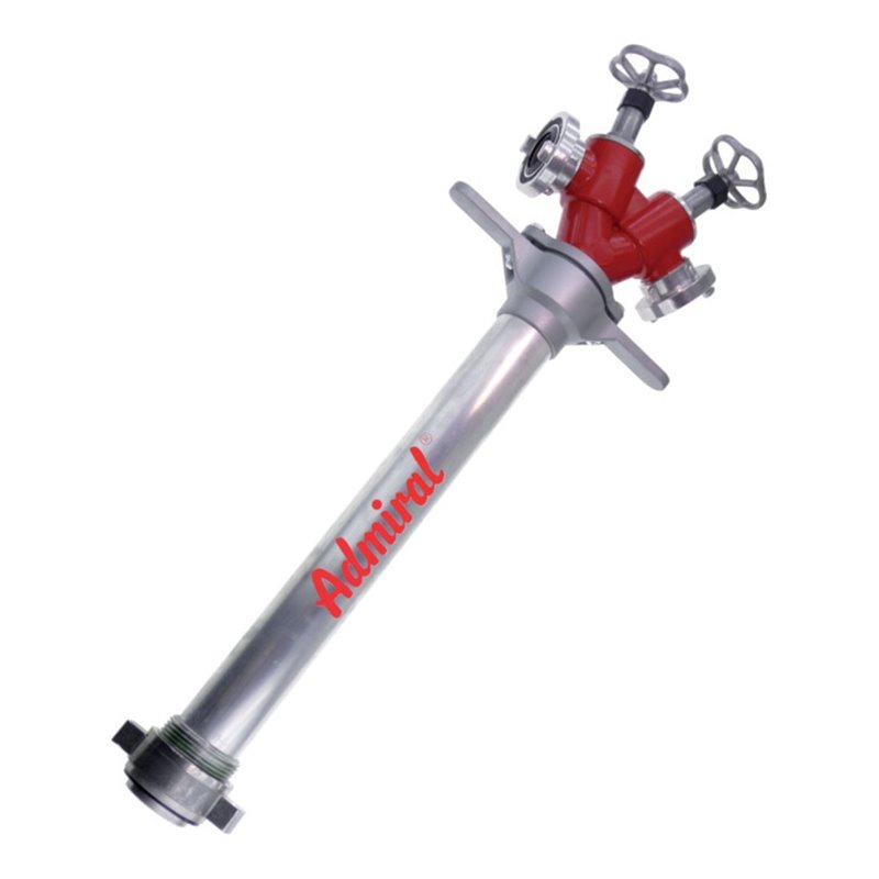 Hydrantenstandrohr STORZ Alu.DN 80 2xC-Abgang,2 Ventile ADMIRAL