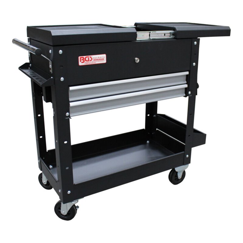 BGS Werkstattwagen 2 Schubladen Horizontal-Doppelauszug leer