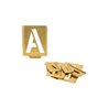 Signierschablonensatz 327 Buchstaben A-Z Schrift-H.150mm Spezialblech KUKKO