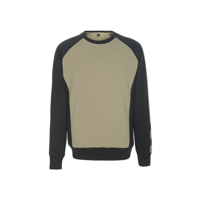 Mascot Witten Sweatshirt, hellkhaki/schwarz 310 g/m²