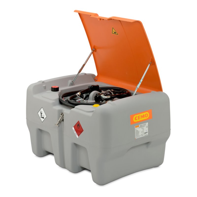 CEMO DT-Mobil Easy 440 l, 12V, Elektropumpe 40 l/min, mit Deckel, mit AZV