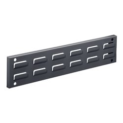 Kappes Wandschiene RasterPlan Schlitzplatte RAL7016