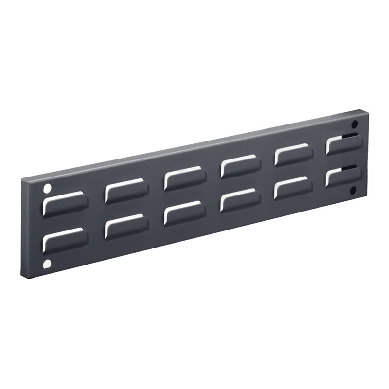 Kappes Wandschiene RasterPlan Schlitzplatte RAL7016