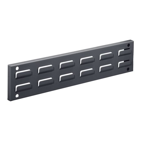 Kappes Wandschiene RasterPlan Schlitzplatte RAL7016