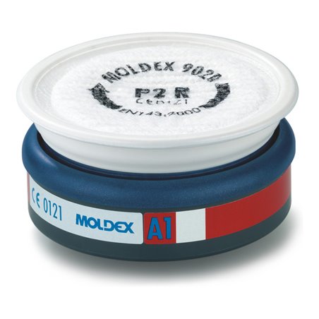 Moldex Kombifilter A1 P2 R, für  Serie 7000 + 9000, EasyLock®, organische Gase und Partikel