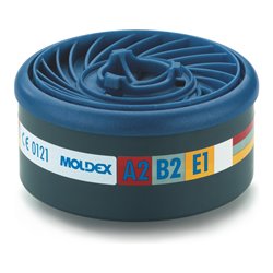 Moldex Gasfilter A2B2E1, für Serie 7000 + 9000, EasyLock®, organische Gase, anorganische Gase und Saure Gase