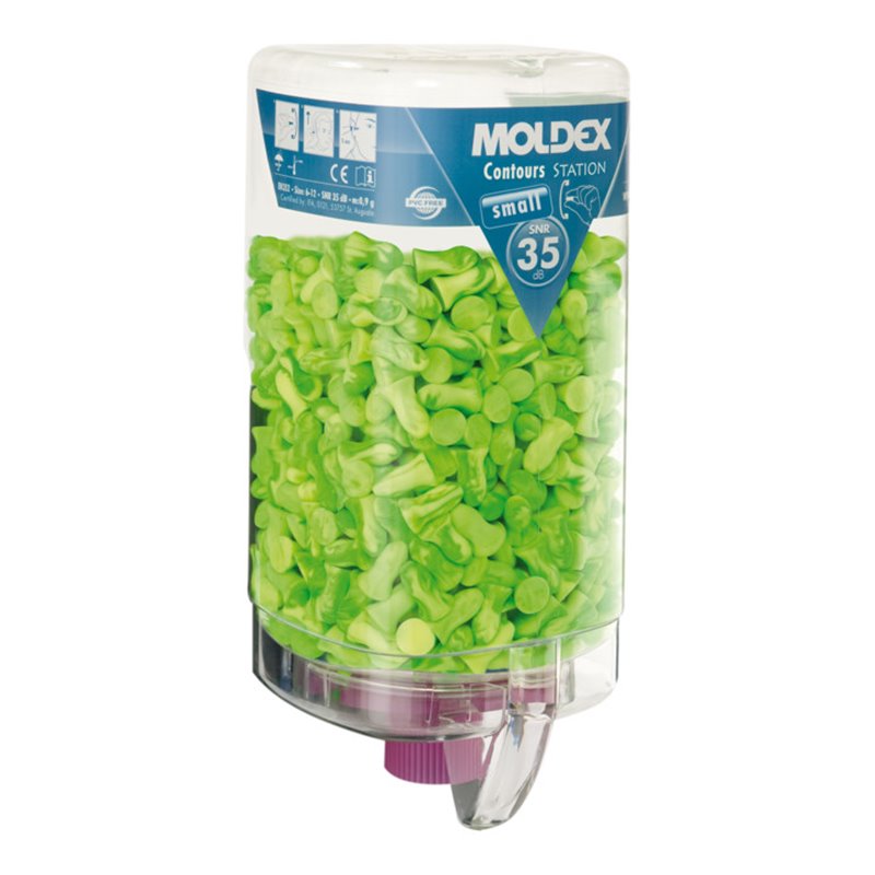 Moldex Einwegstöpsel Contours small in MoldexStation, groß SNR 35 dB