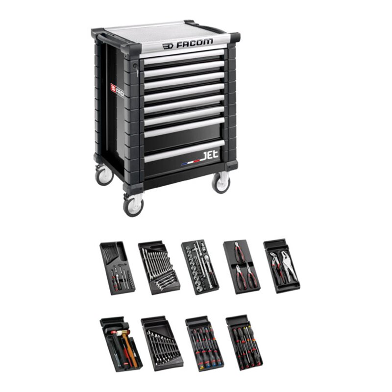 Facom Werkstattwagen JET.8GM3 mit 9 Modulen