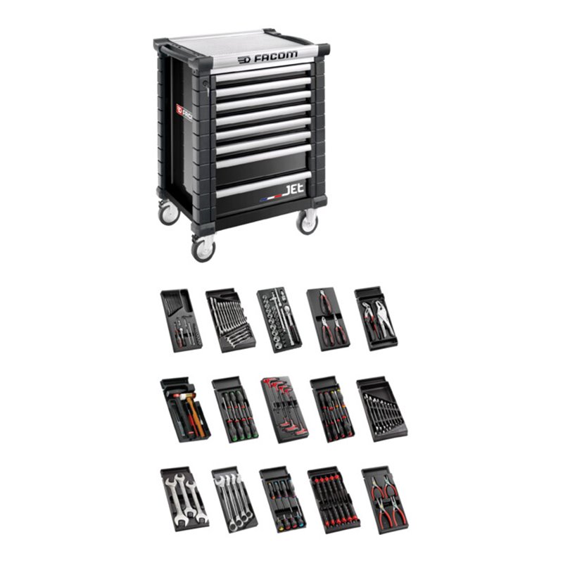 Facom Werkstattwagen JET.8GM3 mit 15 Modulen