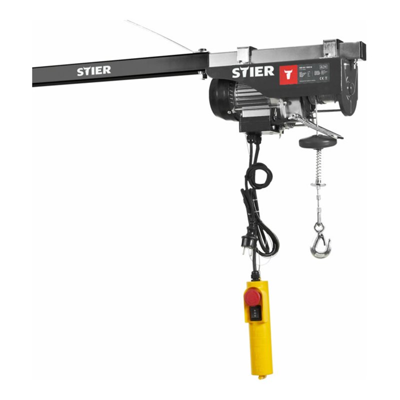 STIER Elektrischer Seilzug Tragkraft 999kg Leistung 1600W