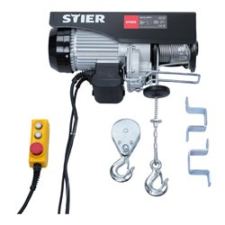 STIER Elektrischer Seilzug Tragkraft 999kg Leistung 1600W