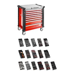 Facom Werkstattwagen JET.8M4 mit 15 Modulen