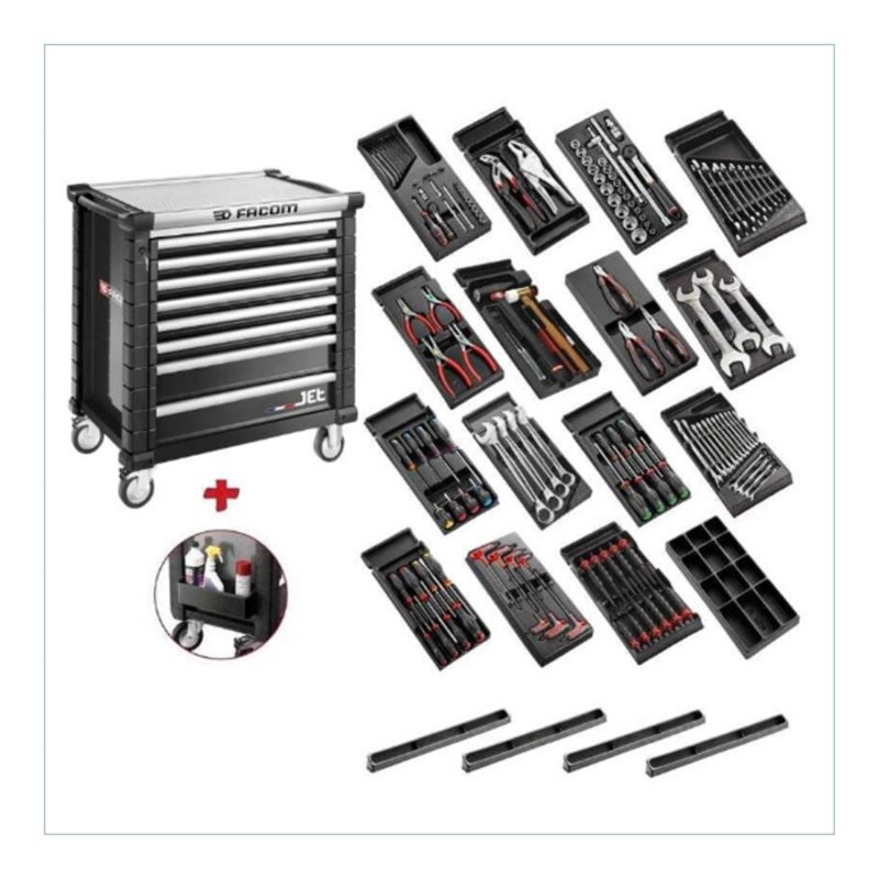 Facom Werkstattwagen JET.8NM4A mit 16 Modulen