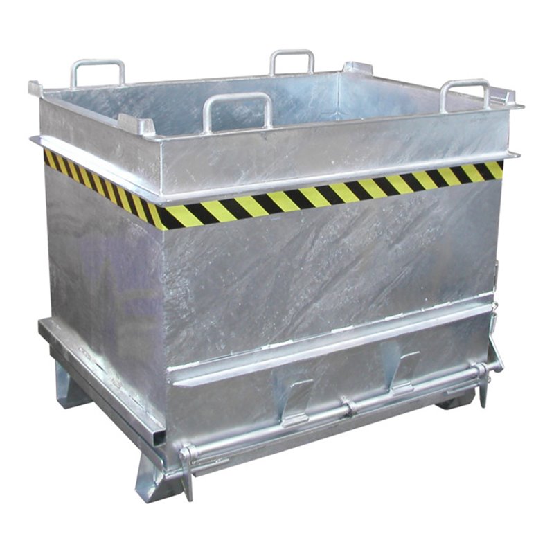 Bauer Südlohn Baustoffcontainer BC 1000 (Steinklammer-Entriegelung), feuerverzinkt