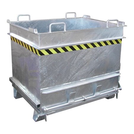 Bauer Südlohn Baustoffcontainer BC 1000 (Steinklammer-Entriegelung), feuerverzinkt