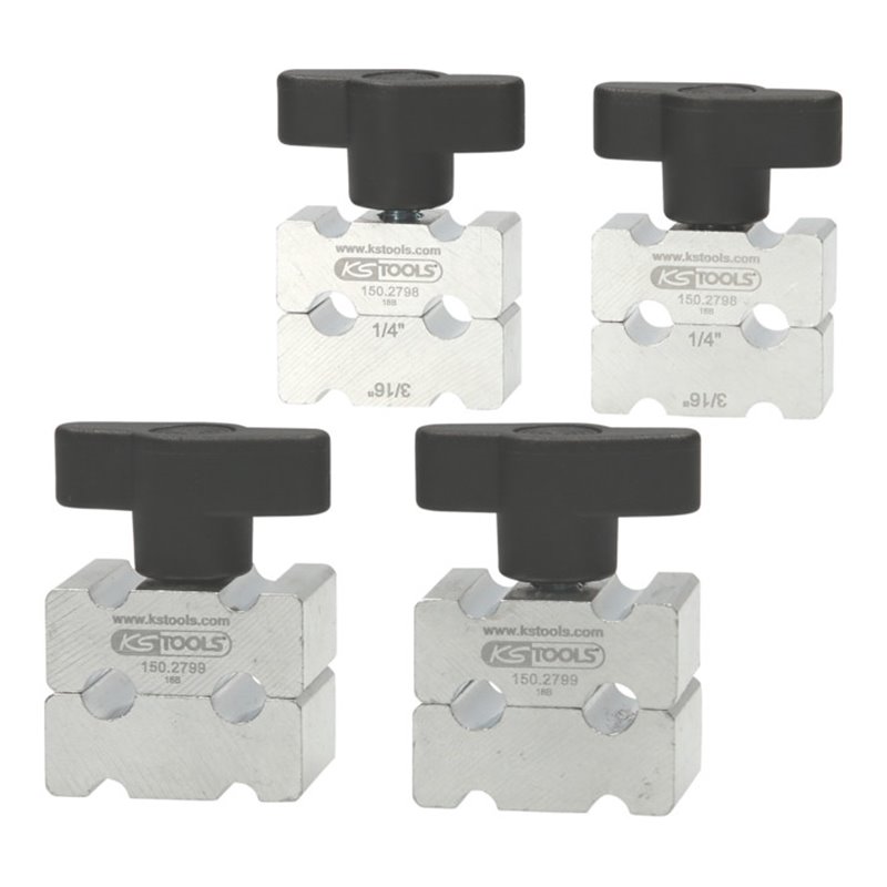 KS Tools Bremsleitungs-Biege-Werkzeug-Satz, 4-tlg.