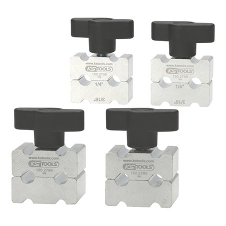 KS Tools Bremsleitungs-Biege-Werkzeug-Satz, 4-tlg.