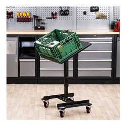 STIER Materialständer, Tragkraft 50 kg, Höhenverstellbar 740 - 990 mm