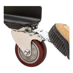 STIER Materialständer, Tragkraft 50 kg, Höhenverstellbar 740 - 990 mm