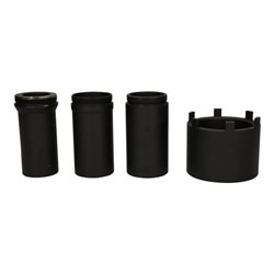 KS Tools Nutmuttern-Schlüssel-Satz mit 3 Führungsrohren für Mercedes, Ø 75 mm , 4-tlg.