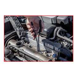 KS Tools Zündkerzenstecker-Doppelgelenk-Zange Ø 13,0 mm, lang