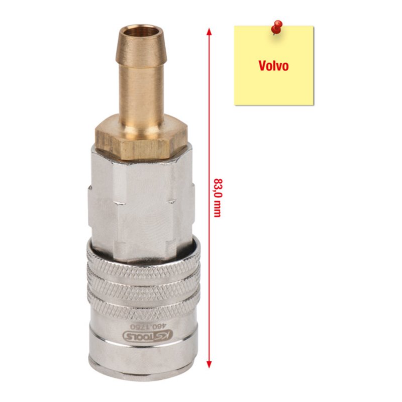 KS Tools Kühler-Füll- und Ablassstutzen für Volvo