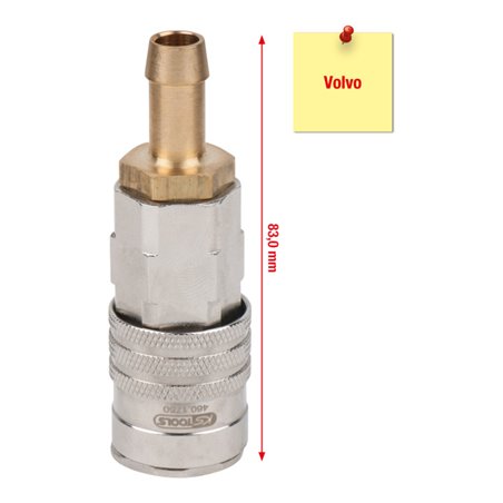 KS Tools Kühler-Füll- und Ablassstutzen für Volvo