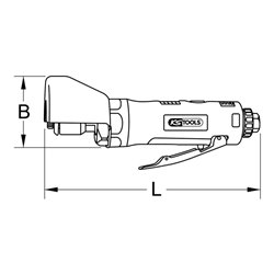 KS Tools Druckluft-Schruppschleifer,23.000 U/min
