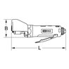 KS Tools Druckluft-Schruppschleifer,23.000 U/min