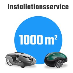 Mähroboter-Installationsservice Paket S bis 1000m²