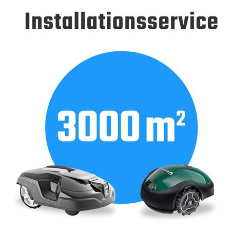 Mähroboter-Installationsservice Paket L bis 3000m²