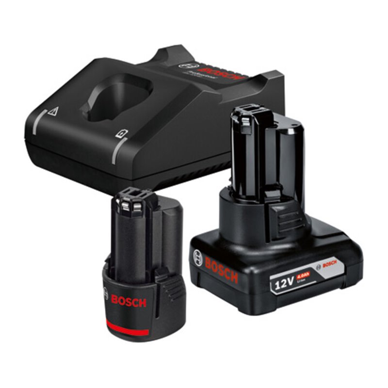 Bosch Akku Starter-Set: 1 x GBA 12 Volt 2,0 Ah 1 x GBA 12 Volt 4,0 Ah GAL 12V-40