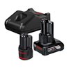 Bosch Akku Starter-Set: 1 x GBA 12 Volt 2,0 Ah 1 x GBA 12 Volt 4,0 Ah GAL 12V-40