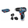 Bosch Akku-Bohrschrauber GSR 12V-35 FC Solo Version 4 Aufsätze L-BOXX
