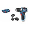 Bosch Akku-Bohrschrauber GSR 12V-35 FC Solo Version 4 Aufsätze L-BOXX