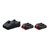Bosch Akku Starter-Set: 2 x ProCORE 18 Volt 4,0 Ah und GAL 18V-40