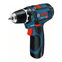 Bosch Akku-Bohrschrauber GSR 12V-15 mit 2 x 2,0 Ah Akku