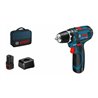 Bosch Akku-Bohrschrauber GSR 12V-15 mit 2 x 2,0 Ah Akku