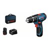 Bosch Akku-Schlagbohrschrauber GSB 12V-15 mit 2 x 2,0 Ah Li-Ion Akku