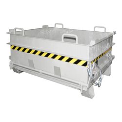 Bauer Südlohn Baustoffcontainer BC 500 (Steinklammer-Entriegelung), feuerverzinkt