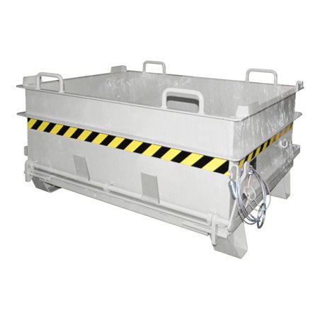 Bauer Südlohn Baustoffcontainer BC 500 (Steinklammer-Entriegelung), feuerverzinkt