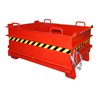 Bauer Südlohn Baustoffcontainer BC 500, lackiert, Feuerrot
