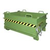 Bauer Südlohn Baustoffcontainer BC 500, lackiert, Resedagrün