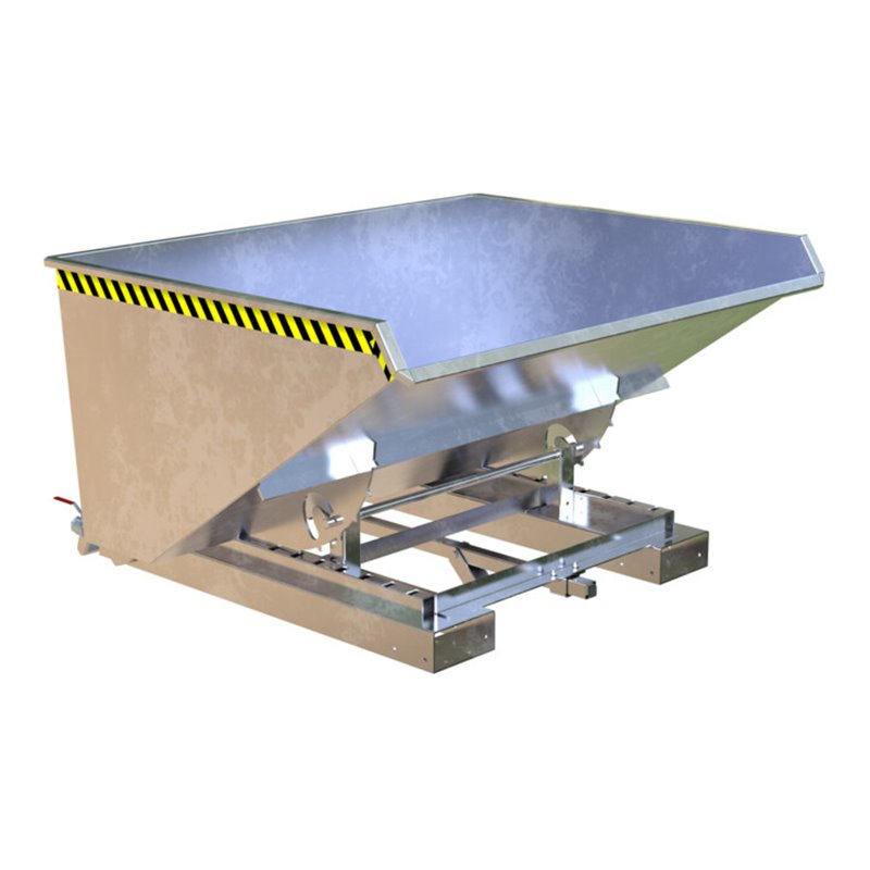 Bauer Südlohn Spänebehälter S4A 900, feuerverzinkt