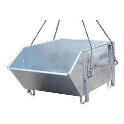 Bauer Südlohn Baustoffbehälter BBG 100, feuerverzinkt