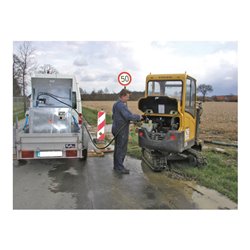 Bauer Südlohn Kraftstoff-Tank MT 450, feuerverzinkt