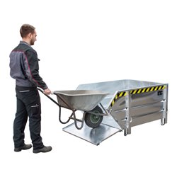 Bauer Südlohn Baustoffbehälter BBK 100, feuerverzinkt